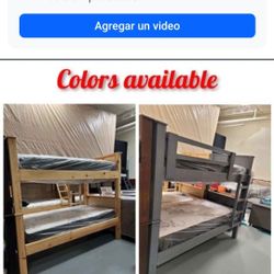 Bunk Beds / Twin Twin Pinewood Madera 100%*****