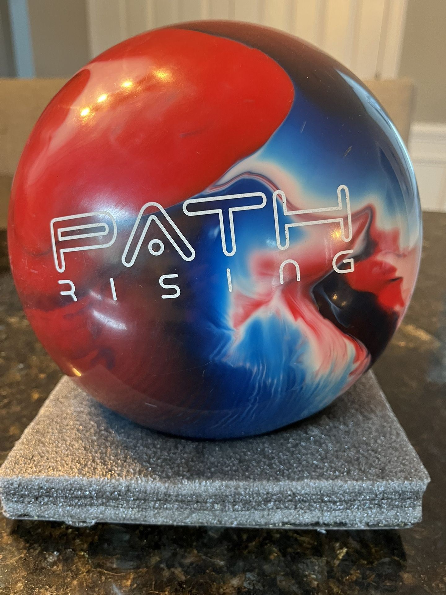 Path Rising Bowling Ball