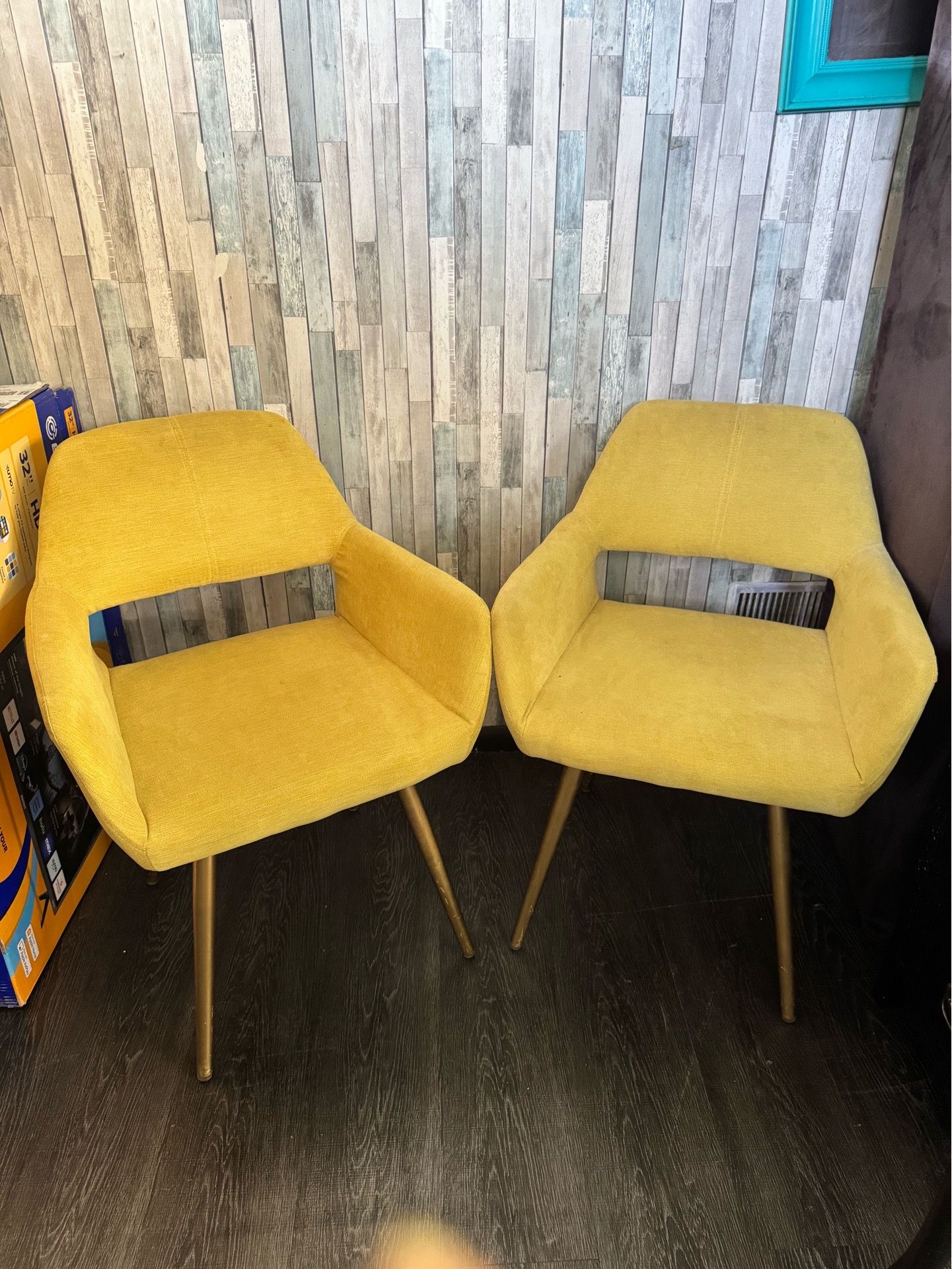 Mid century modern arm chairs