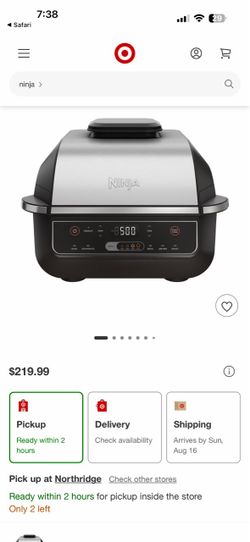 Ninja Foodi 6-in-1 Indoor Grill with Air Fry