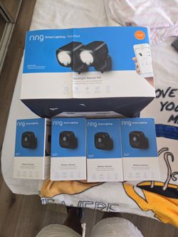 Ring package starter kit plus motion sensors  4