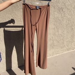 Brown Flare Pants 