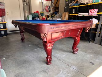Pool table 8ft- New Felt- New Pockets- Any Color- Free Delivery