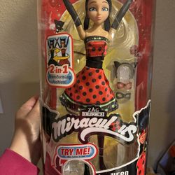 Lady Bug Spin Dress Doll