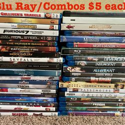 Large Movies DVD & Blu Ray Lot