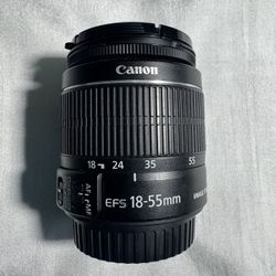 Canon EF-S 18-55mm f/4-5.6 IS STM Lens, 12 Elements/10 Groups, 0.82' (0.25m) Closest Focusing Distance