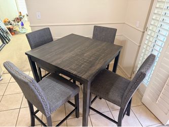 Dining room table and chairs