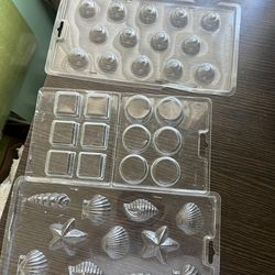 Plastic Mold for cake, or chocolate - assorted Designs