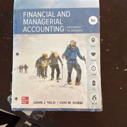 Financial And Managerial Accounting