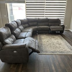 Norwood Dark Grey Couch 