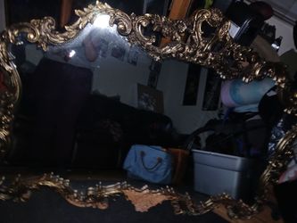 Oak Antique mirror