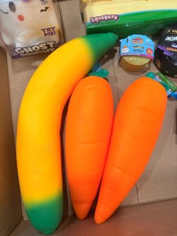 Authentic squeezy and kool aide man hyland cow butter carrot banana