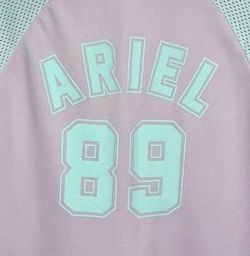 Women’s Disney “Ariel 89” Cropped Jersey Sz. XL