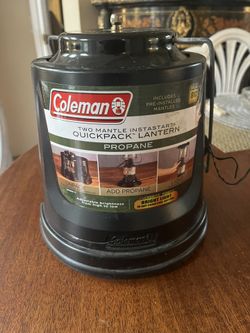 Coleman Two Mantle Instant Start Quick Pack Lantern
