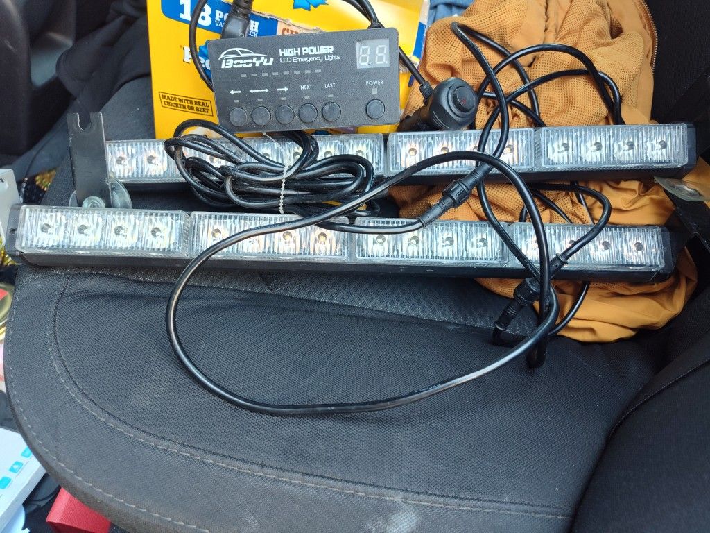 Security Lights Orange And White