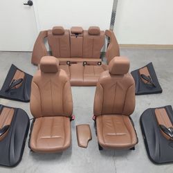 Full Interior from 2015/2016 BMW 3-Series (F30) Luxury Line Saddle Brown