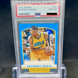 2012 Panini #241 Anthony Davis PSA 10 Gem Mint!