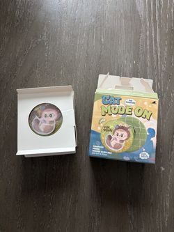 Labubu Cat Mode On Phone Magnet Holder - Cocoa Kitty
