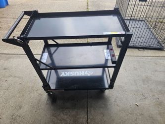 Husky folding metal cart