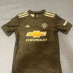 Manchester United Pogba Jersey (2021 Away) – Kids Medium – Excellent Condition