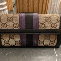 Gucci Continental Wallet Purple Tom Ford