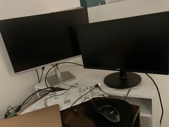 2 Monitors & TV good condition