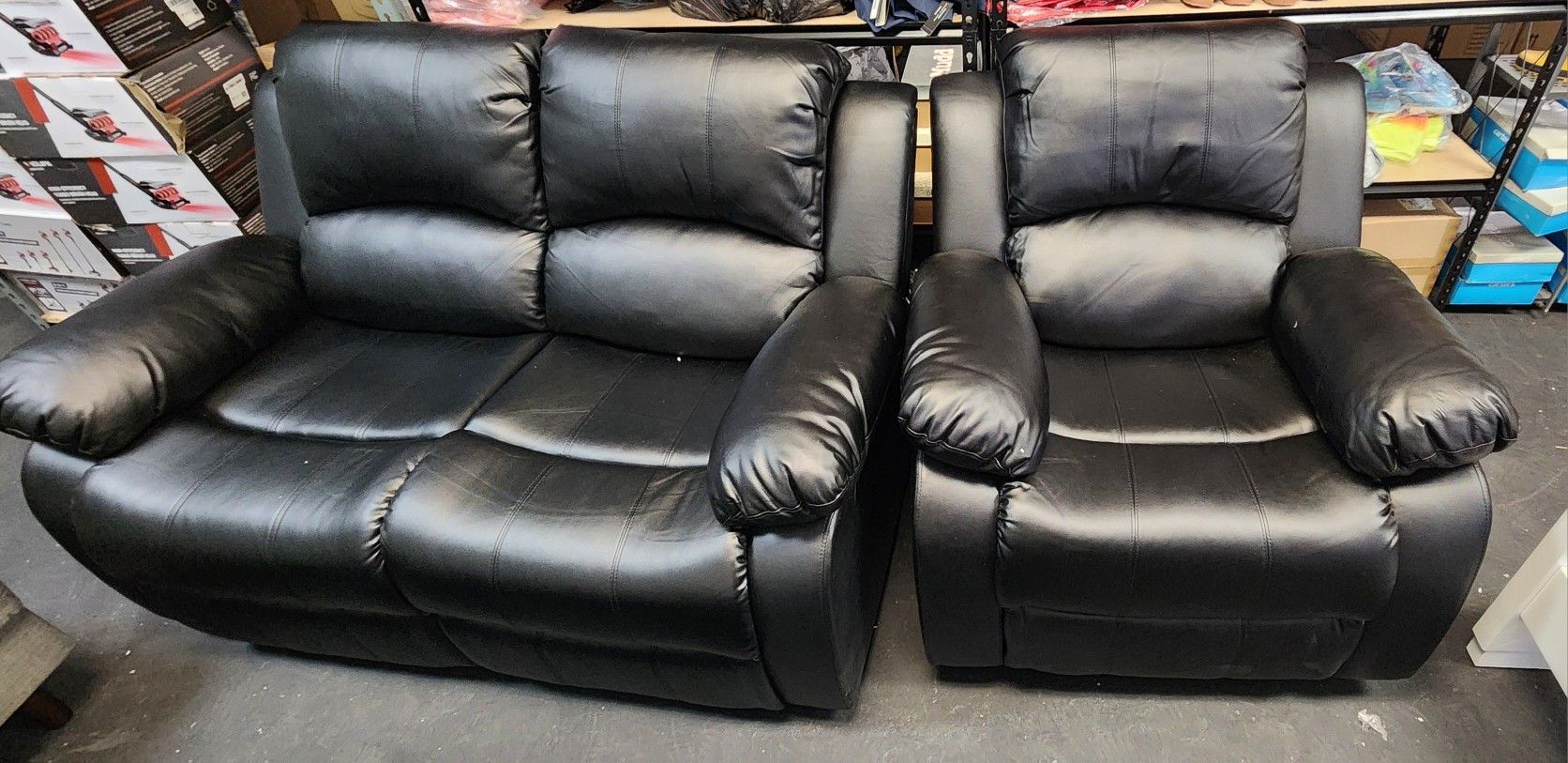 OPEN BOX OUTLET SALE!!! ELEGANT THEATRE STYLE RECLYNERS BLACK COLOR FOR ONLY $699!!