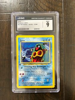 The Pokémon Company Jynx 1st Edition Neo Revelation 31/64 ENG BANNED ART 🚩🖤