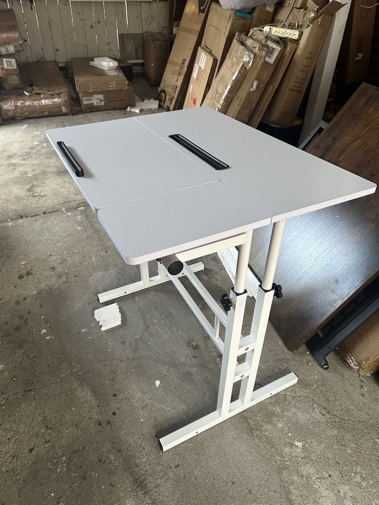 soges Mobile Laptop Sit-Stand Desk, Height Adjustable