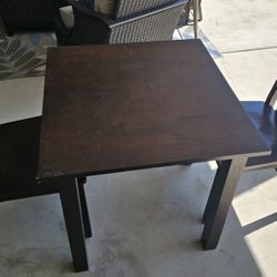 Wood Table & Chairs