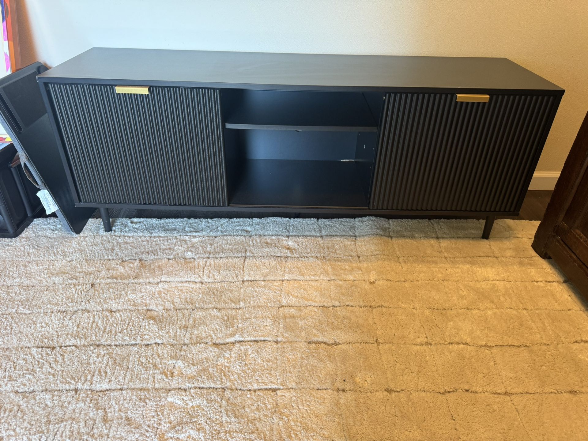 Modern Black TV Stand