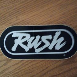 🤘Rare Vintage RUSH WRIF 101 Bumper Sticker🤘