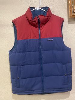 Patagonia  Reversible Puffer Vest Red and Blue