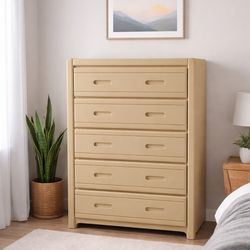 Modern Tan Dresser Minimalist Style