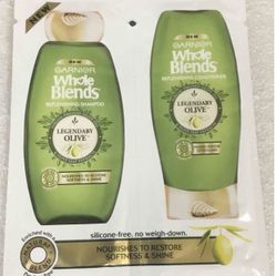 50 Pieces Garnier Olive Shampoo And Conditioner Packets 50 pieces ( 25 pieces of Shampoo + 25 pieces of Conditioner) 50 pieces total