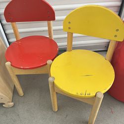 Lego - Children’s Wooden chairs - Set Of 3
