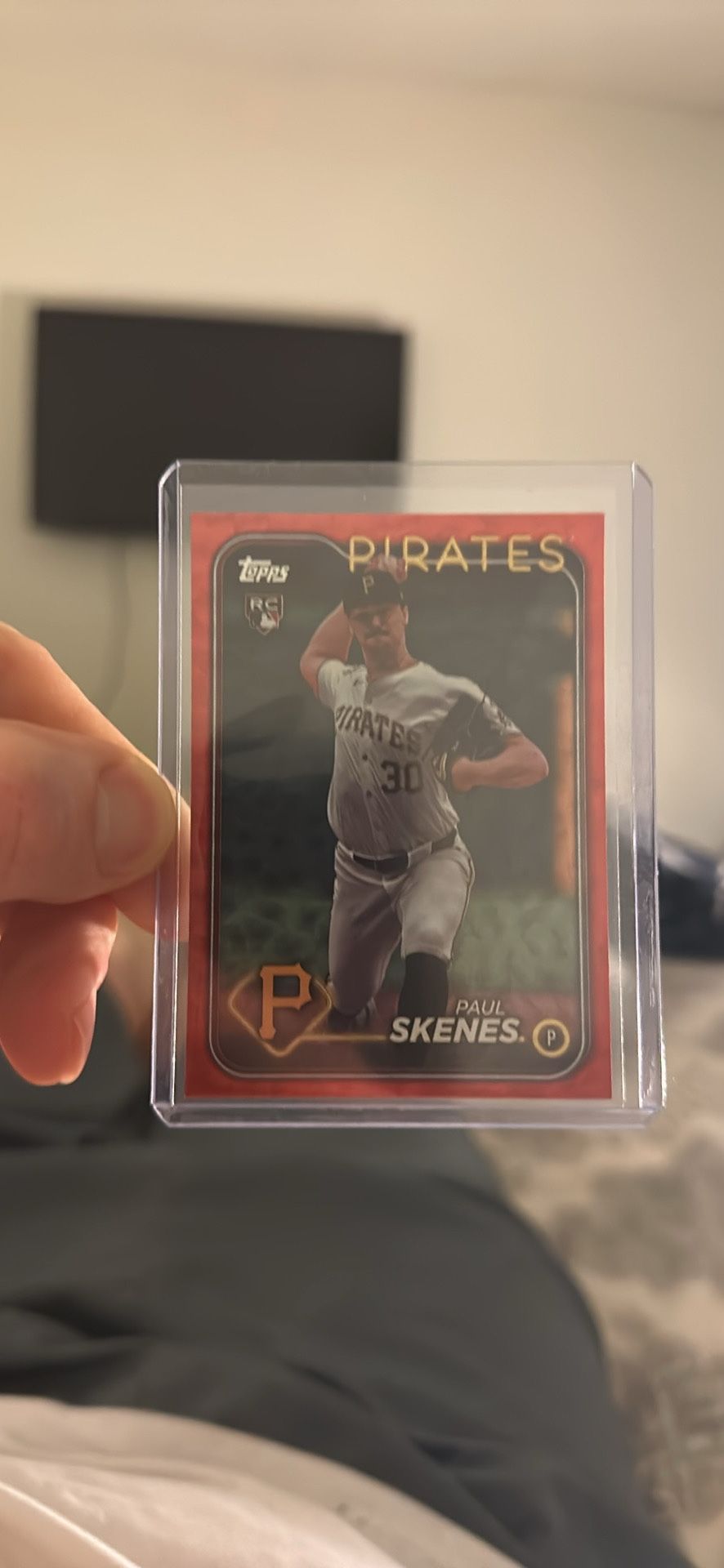 24 Topps RC Paul Skenes Red Foil /199