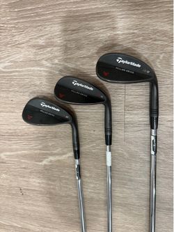 TaylorMade Milled Grind Wedges 52/56/60 - Black Finish - Project X 6.0