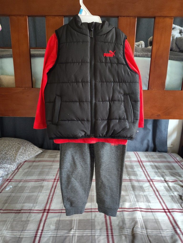 3 Piece Puma's Outfit Size 24 Months Old Baby