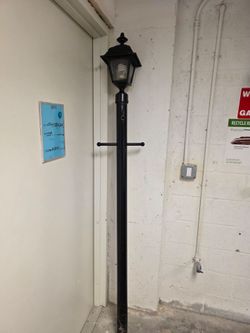 Outdoor Lamp post.