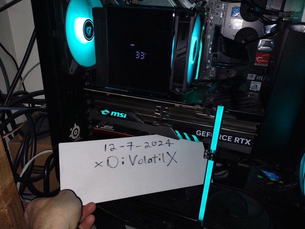 MINT* Nvidia RTX 4090 24GB MSI Gaming X Barely Used Like NEW!!! 1 Year+ Warranty still Available of New Owner proof Of Purchase Pic Added