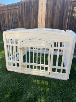 IRIS USA 4-panel Dog Playpen Pet Enclosure