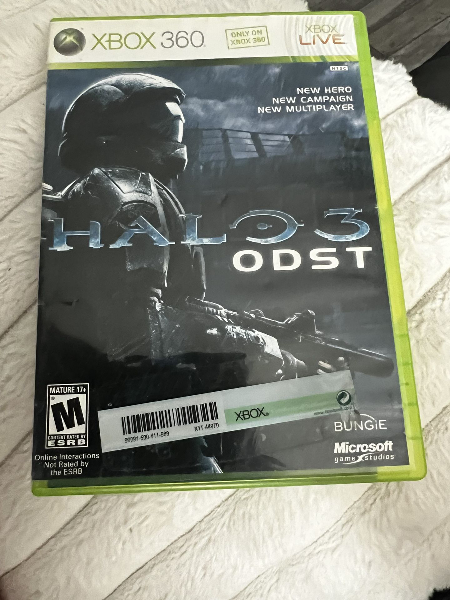 Halo 3: ODST (Microsoft Xbox 360, 2009) 