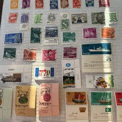 Israel Collection Of 46 Stamps 