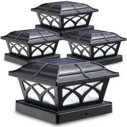Solar Post Lights - 4 Packs