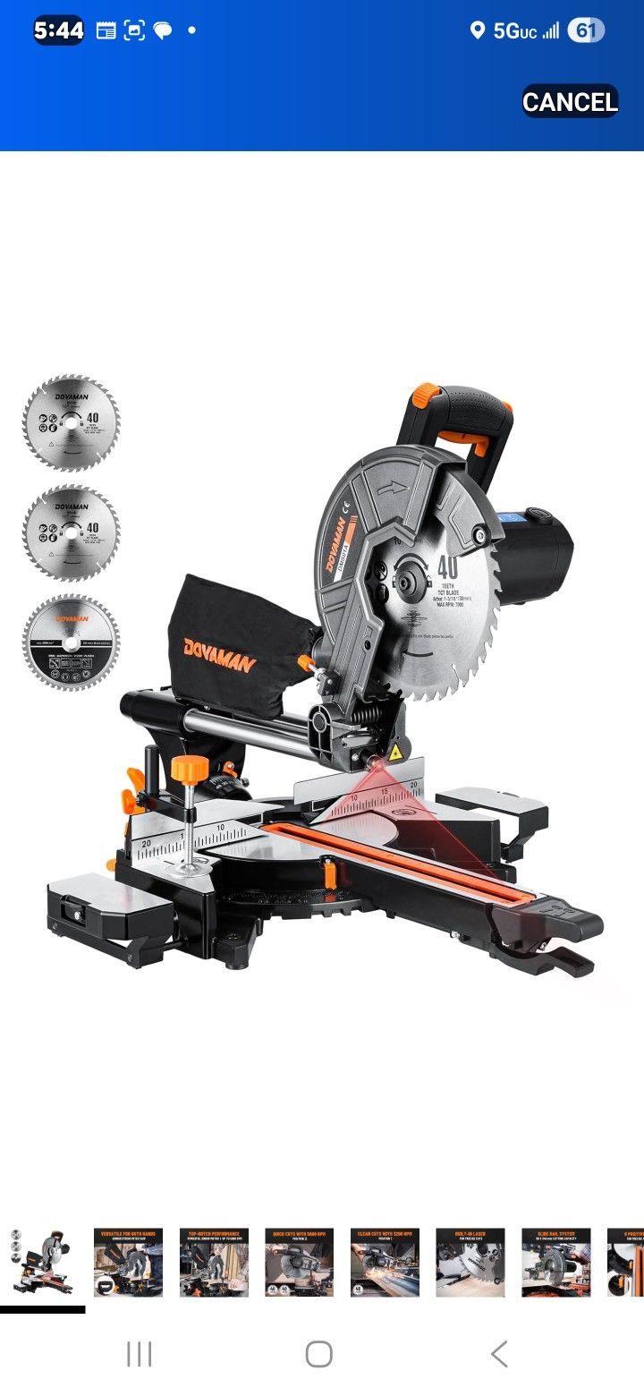 10-INCH SLIDING MITER SAW