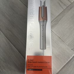 SHEGLAM Automatic Curling Iron 1 1/4 inch with 3 Temperatures Fast Heating, 2-Way Rotation, Anti-Scald, Anti-Tangle Rotating, Automatic Shut-Off for H