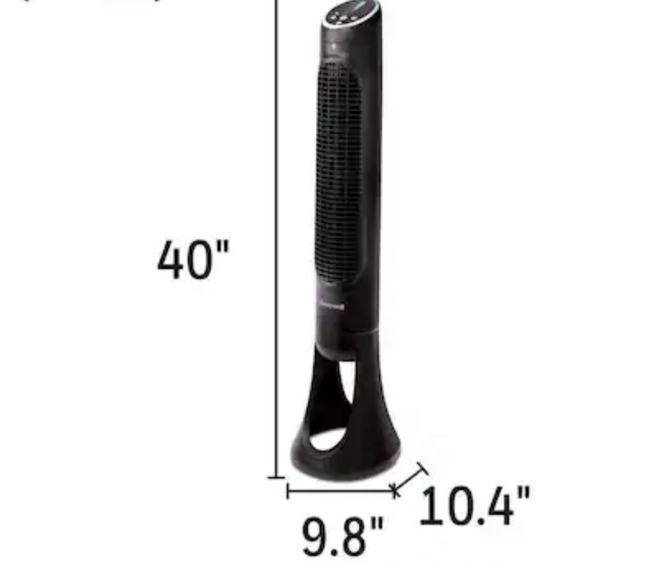 Honeywell - QuietSet Oscillating Whole Room Tower Fan 