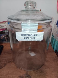 Anchor Hocking Glass Jar With Lid