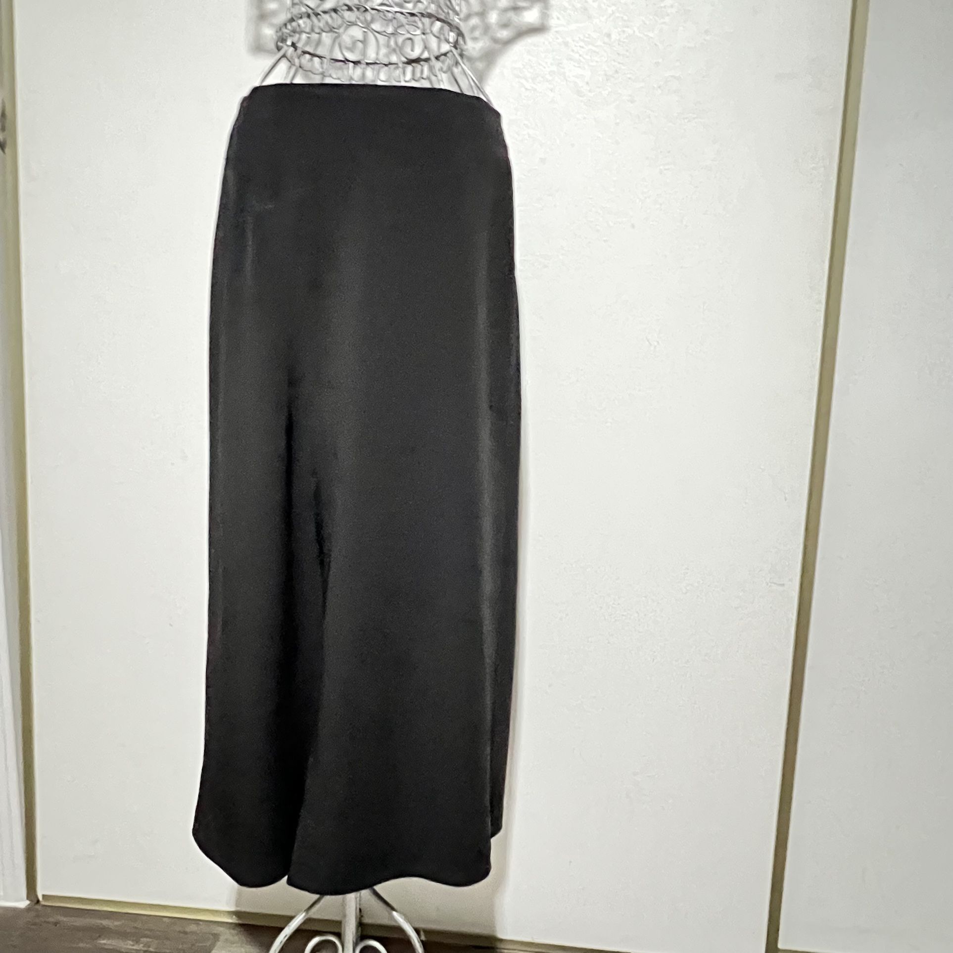CATO Black Maxi Skirt Size 4 Flattering